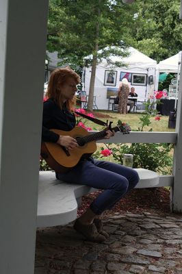 Arts in the Park
This Saturday, July 9, was the annual Arts in the Park event in Marion, sponsored by the Marion Art Center. Local artists display their handcrafted items in Bicentennial Park in the town village, while food vendors, live music, and children’s activities entertain festivalgoers. Photos by Jean Perry
