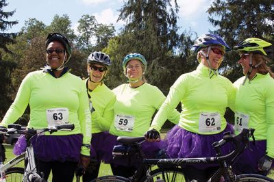 Buzzards Bay Watershed Ride 
It was a windy ride for the 120 participants of the 9th Annual Buzzards Bay Watershed Ride on October 4. From Westport to Falmouth, cyclists rode either the 75-mile or 35-mile route to raise funds for the Buzzards Bay Coalition, bringing in nearly $90,000. Riders paused at Eastover Farm in Rochester for a lunch break before continuing on for the remaining 35 miles. Photos by Colin Veitch
