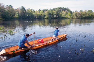 2015 Rochester Memorial Day Boat Race
There were 66 teams that raced their way through Rochester and Mattapoisett in the 2015 Rochester Memorial Day Boat Race on May 25. Participants say Church Falls is always the trickiest spot, but around every bend is another challenge to keep on paddling through. Photos by Felix Perez
