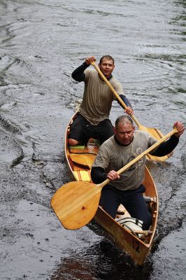 Rochester Memorial Day Boat Race
It rained, again, for the Rochester Memorial Day Boat Race on Monday, May 29, but that never stops the participants from paddling the 14 miles of the Mattapoisett River that winds from Grandma Hartley’s Reservoir in Snipatuit Pond in Rochester all the way to the Herring Weir in Mattapoisett off River Road and Route 6. This was the 83rd year of the Tri-Town tradition. Photos by Jean Perry
