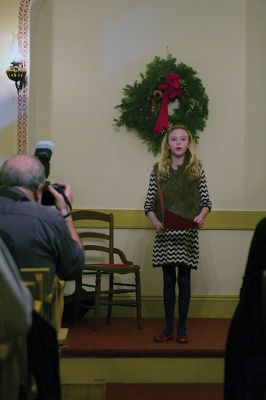 Tinkhamtown Chapel Christmas
The spirit of Christmas came to Mattapoisett on December 19 by way of Christmas caroling at the annual Tinkhamtown Chapel Christmas carol sing. The little chapel was filled with the voices of those who keep this decades-old tradition alive and pass it on to the next generation. Photos by Colin Veitch
