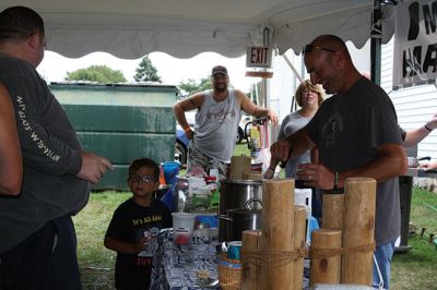 Mattapoisett Firefighters Association Chowder Competition
The 2nd Annual Mattapoisett Firefighters Association Chowder Competition was well attended this Sunday, September 18, behind the Knights of Columbus on Route 6. Two categories – professional establishment and public safety – competed for best judged chowder and people’s choice. The Rochester Facilities Department took first place, with the Rochester Firefighter’s Association taking second and the People’s Choice award. Photos by Jean Perry
