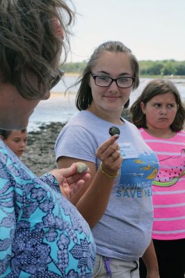 Shining Tides in Mattapoisett
Children explored the shore with Cassie Lawson and Becca Stroud from the Buzzards Bay Coalition on July 31 at Shining Tides in Mattapoisett, enjoying a scavenger hunt along with the exploration of sea animal habitats. Photos by Jean Perry
