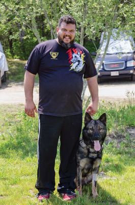 SouthCoast Working Dog Club
The SouthCoast Working Dog Club held a three-day Schutzhund trial at the Rochester Country Fairgrounds on May 27-29. The event is a competition in training, tracking, obedience, and protection for working breeds of dogs. Training Director Mario Gomes’ German shepherd, “Caribou,” is headed to the World Championship in Slovenia to represent the USA. Photos by Jean Perry and Denzil Ernstzen
