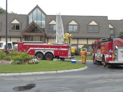 Sippican Health Response
The Marion Fire Department responded to the Sippican Health Center on Mill Street for a box alarm that was received at 11:08am on Friday, September 17, 2010. Residents also reported smoke in the building. The problem was found to be a burnt blower motor on the air conditioning unit. Photo by Paul Lopes
