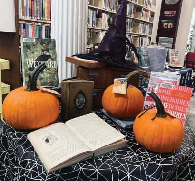 Great Pumpkin Contest
The Elizabeth Taber Library is once again celebrating Halloween with their Great Pumpkin Contest. Visitors to the library can check out a real pumpkin for free with their library card, then return their decorated pumpkin by Wednesday October 23 to be entered into the contest. The community will vote on their favorites during our Halloweekend celebration Thursday October 24 to Saturday October 26. Photo courtesy of Elizabeth Taber Library
