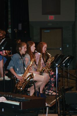 FORM Concert
ORRHS Music Director, Michael Barnicle presented several awards to outstanding seniors in the music program. Those recipients were: Chorus Award/Justin Smilan; John Philip Sousa Band Award/Keren Satkin; Louis Armstrong Jazz Band Award/Matthew Pereira; and ORR Music Director’s Awards/ Brittany Hotte, and Paige Santos. Photo by Marilou Newell
