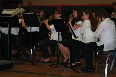 FORM Instrumental Concert
With nearly 1,000 people under one roof, ORR’s FORM Instrumental Concert ‘rocked’ the house. Middle-school students from Rochester, Marion and Mattapoisett along with junior and senior high school students from ORR showed their audience just why music in public schools is important. The vocal FORM concert is scheduled for March 13, 2014 at ORR High School. Photo by Marilou Newell
