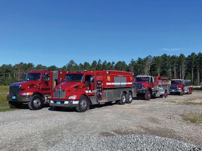 Massachusetts Fire Academy 
The Massachusetts Fire Academy conducted a 48-hour class on Saturday involving Fire personnel from the region at Magnolia Cranberry located on Sherman Briggs’ bog accessible off Front Street. The class focused on operating the engine (pumper) in both rural areas and areas with fire hydrants. Seven students enrolled from Marion Fire Department were enrolled. According to Marion Fire Chief Brian Jackvony, the class was originally scheduled for completion in 2020 but was postponed by the COVID-19 pandemic. 
