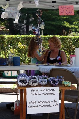 Super Duper Fun Fair
Saturday, July 30, was the day of the annual Super Duper Fun Fair, put on by the First Congregational Church of Marion. There were games, a white elephant, plant sale, book sale, antiques, food, and, of course, cotton candy. Photos by Jean Perry
