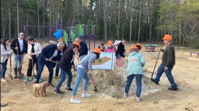 Gifford Park
Saturday, May 3 saw the groundbreaking of Rochester’s new Gifford Park. Many came, dawning their orange safety hats and shovels to begin work on the new playground. Photo by Mike J. DeCicco

