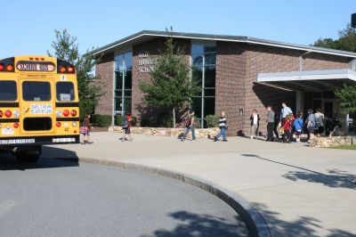 Back to School
Principal Matt DAndrea and the staff of Old Hammondtown School welcome the students back on their first day. Photo by Paul Lopes
