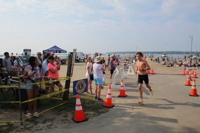 Lions Club Triathlon
2024 Old Rochester High School graduate Tyler Young of Marion and Heather Peckham of Middletown, Rhode Island, finished first in the respective men’s and women’s categories of Sunday morning’s Lions Club Triathlon at the Mattapoisett Town Beach. Young, 18, will join the UMass Lowell cross-country and track programs next month. Photos by Mick Colageo and Robert Pina
