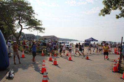 Lions Club Triathlon
2024 Old Rochester High School graduate Tyler Young of Marion and Heather Peckham of Middletown, Rhode Island, finished first in the respective men’s and women’s categories of Sunday morning’s Lions Club Triathlon at the Mattapoisett Town Beach. Young, 18, will join the UMass Lowell cross-country and track programs next month. Photos by Mick Colageo and Robert Pina
