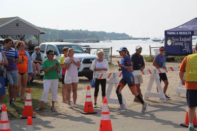 Lions Club Triathlon
2024 Old Rochester High School graduate Tyler Young of Marion and Heather Peckham of Middletown, Rhode Island, finished first in the respective men’s and women’s categories of Sunday morning’s Lions Club Triathlon at the Mattapoisett Town Beach. Young, 18, will join the UMass Lowell cross-country and track programs next month. Photos by Mick Colageo and Robert Pina
