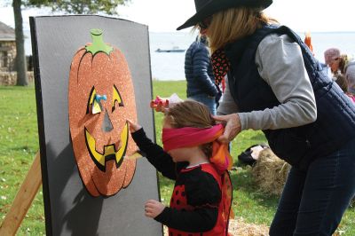 Family Fun Festival 
The Mattapoisett Lions Club held its first Family Fun Festival at Shipyard Park on Saturday, October 29, featuring some good old-fashioned fun and games. Over 400 people turned out for the event, which included hayrides through the village, a pumpkin patch, and games such as pin the nose on the pumpkin and the corn hole toss. Photos by Jean Perry
