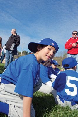 Old Rochester Little League
The Old Rochester Little League celebrated its Opening Day of the 2016 season on Saturday, April 30 at Gifford Park off Dexter Road in Rochester. The young athletes took part in the traditional Opening Day parade, which began at Dexter Park and concluded at Dexter Field. The players then circled the field for the National Anthem, with a flyover by Glenn Lawrence in his plane. After opening ceremonies, the first games of the season were held. Photo by Colin Veitch
