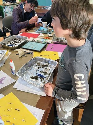 Marion Natural History Museum
On February 14, the Marion Natural History Museum afterschool group had a great time dissecting owl pellets. The students located skulls, both rodent and avian, and other assorted bones. After identification and close inspection under microscopes, these were then mounted on project boards to bring home. The Marion Natural History museum wishes to thank Tabor Academy volunteers Camden Jeppsin, Eddy Yeon, Noah Divon, Ryan Francis and Sulaiman Al Harthy for their help with this project. Photos courtesy Elizabe
