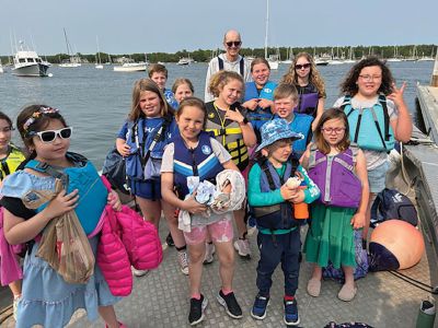 Marion Natural History Museum
The Marion Natural History Museum’s after school group wishes to thank Michael and Hannah Moore for allowing us to explore their wonderful island. We learned how to recognize different shellfish and crabs, as well as some of the various salt marsh plants. We also had fun visiting with a couple of friendly donkeys during our exploration. Thank you for sharing this experience with our group. Museum open hours are Wednesday and Friday all day as well as some Saturday hours (please call ahead first). 
