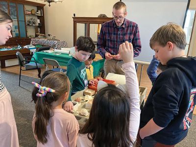 Marion Natural History Museum 
The Marion Natural History Museum wishes to thank Paul Gregory for sharing his collection of shells and fossils with students who wish to start their own. Along with perusing guidebooks to identify an item, we learned the importance of the history of the artifact, where and when it was collected and by whom. Natural history museums are wonderful resources for students, artists and scientists. 
