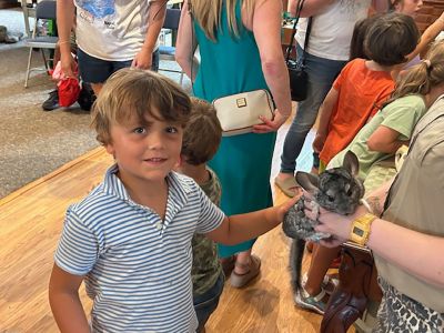 Marion Natural History Museum
The Marion Natural History Museum hosted Bethany Boucher of Amazing Animal Ambassadors Monday afternoon. We met Milo the Fennec Fox and had a chance to compare attributes of Peter Quill the hedgehog to Iris the tenrec. We also met a skunk, a ferret, and a very friendly chinchilla. Many thanks to the Marion Cultural Council for partially funding this event. Photos courtesy Elizabeth Leidhold
