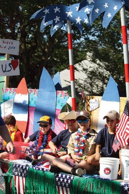 No Rain On This Parade 
The Marion 4th of July parade on Tuesday went on as planned, winding through the village streets and receiving the usual fanfare. Photos by Jean Perry
