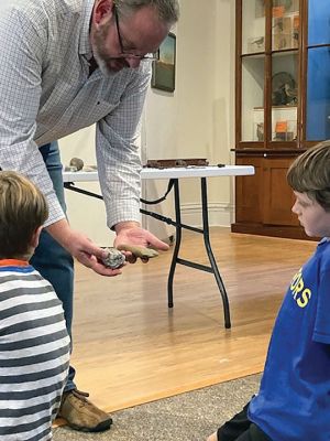 Marion Natural History Museum
The Marion Natural History Museum would like to thank Jim Pierson for his presentation on an introduction to Backyard Archaeology for our afterschool group. The students had a chance to take a close look at some of the artifacts he's found in his backyard and were shown how to use a metal detector to help find some of these items. 
