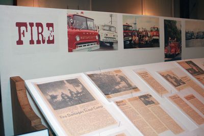 Mattapoisett Museum
The Mattapoisett Museum held an opening night for  their latest exhibit on June 26. The collection of police and fire department memorabilia brought back many memories for municipal employees on hand at the event. Photos by Marilou Newell. 
