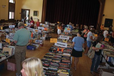 Friends of the Elizabeth Taber Library Book Sale
The Friends of the Elizabeth Taber Library held their annual book sale on Saturday at the Music Hall in Marion. Photos by Mick Colageo

