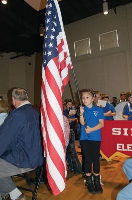 Marion Memorial Day
Rochester fared far better with its Memorial Day celebration than Marion and Mattapoisett did with theirs on rainy Monday. Sunday, May 29, was a picture perfect day for a parade. At the Town Hall, the names of the fallen soldiers were read aloud and the Rochester Memorial School Band played patriotic songs before heading out for the parade. Photos by Colin Veitch
