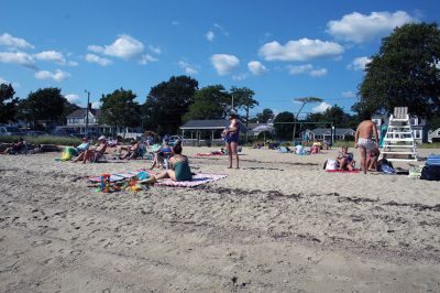 Mattapoisett Town Beach
Mattapoisett Town Beach was well attended during a spell of unseasonable warmth. Photos by Mick Colageo
