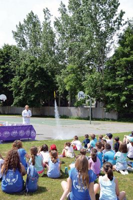 Mattapoisett Recreation's Seahorse Summer Explorer Program
Mattapoisett Recreation's Seahorse Summer Explorer Program kicked off on Tuesday, June 26. The first week’s theme was “Sensational Science” and included a visit from Mad Science of Southern MA & RI. "The Flight Stuff" show was a favorite with multiple rocket launchings.  Seahorse Explorers runs Monday through Friday from 9:00 am - 4:00 pm with extended care options available. Upcoming themes include: Where the Wild Things Are, Seahorse Gives Back, Under the Sea, and Amazing Seahorse Race. 
