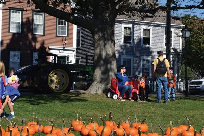 Lions Club Fall Free Family Fun Festival 
The Lions Club Fall Free Family Fun Festival on October 12 brought out the Halloween fun. Bright blue skies graced the heavens while here on earth, children cavorted across Shipyard Park with seasonal tunes playing in the background like “Purple People Eater”.
Face painting, fortune telling, bowling, coloring, a firetruck appearance, and free pumpkins rounded out the family fun. Photos by Marilou Newell and Sam Bishop

