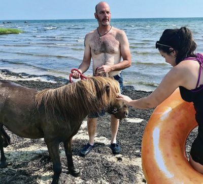 Pico Beach in Mattapoisett
Heather Macias shared these photos of a miniature horse that visited Pico Beach in Mattapoisett this weekend for a swim.
