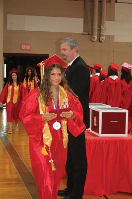 Old Rochester Regional High School Class of 2025
The Old Rochester Regional High School Class of 2025 held Saturday’s Commencement in the ORR gymnasium, where Valedictorian Caitlin O’Donnell addressed her classmates and the following graduates were recognized with departmental awards for distinction. Photo by Mick Colageo
