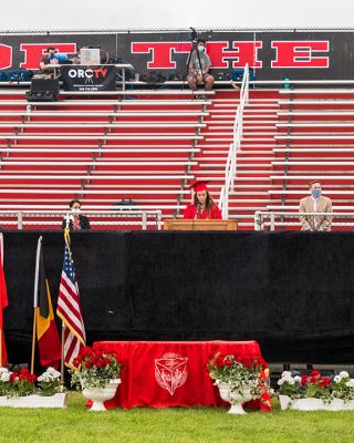 ORR Class of 2020
Old Rochester’s graduating class tosses their Graduation Caps in the air to celebrate graduating during the ceremony held on August 8, 2020. Photo by Ryan Feeney
