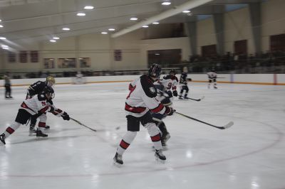 Old Rochester/Fairhaven Hockey 
The Old Rochester/Fairhaven hockey team advanced in the MIAA Division 4 state tournament with a 4-1 victory over St. Bernard’s on February 26 at Tabor Academy. The Bulldogs’ season ended Saturday in the Round of 16 with a 5-2 defeat against Hanover. Photos by Mick Colageo.
