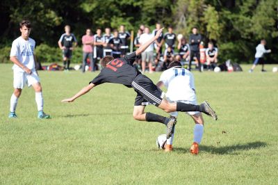 ORR Boys’ Varsity Soccer
The Old Rochester Regional High School Boys’ Varsity Soccer Team couldn’t be beat (but couldn’t quite win, either) on Monday, September 14, against Fairhaven at Hastings Middle School. The teams tied at 0-0. Photos by Colin Veitch
