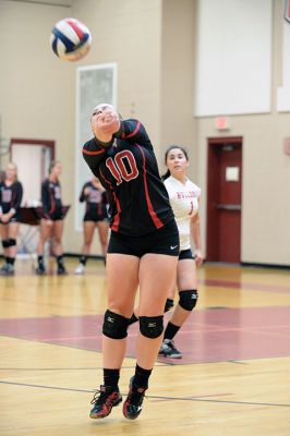 ORR Girls’ Volleyball Team
The ORR Girls’ Volleyball Team gave it their best on September 14 versus Fairhaven, but lost the third game in the series. They are at a loss of 1-3 games so far in the five-game series, but still have a chance at the overall win. Photos by Colin Veitch
