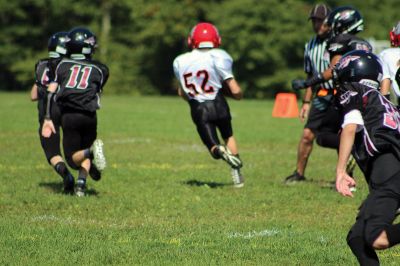 Old Rochester Youth Football
It was a great day for all of the Bulldog divisions in the home opener for Old Rochester Youth Football vs. East Bay on Sunday. Tiny Mites won 18-12, junior pee wees 31-7, pee wees 28-6 and JV 14-6. Photos courtesy of ORYF. 
