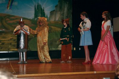 The Wizard of Oz
The students of Old Hammondtown School hit the stage this week for their production of “The Wizard of Oz.” The play was complete with all the major characters including Dorothy, the Scarecrow, Tin Man, Lion, Wicked Witch of the West, Flying Monkeys, and of course, a real live dog to portray Toto. Photos by Katy Fitzpatrick.
