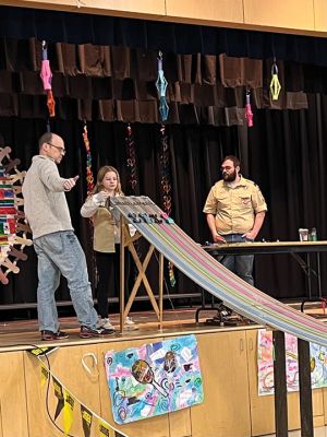 Pinewood Derby
Marion and Rochester Cub Scouts competed in a pinewood derby at Rochester Memorial School on February 8. Over 30 scouts built cars out of pinewood and raced their tiny cars down a ramp and across the finish line. Photo by Erez Ben-Akiva.
