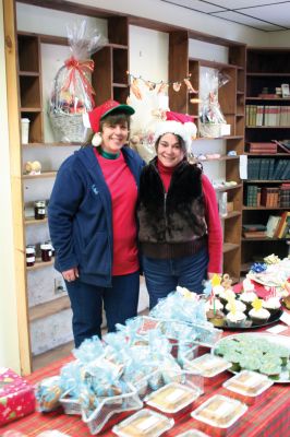 Plumb Corner Holiday
Rachael Stanton and Sue McMullen were among the revelers enjoying the holiday spirit at a Plumb Corner Holiday Celebration on December 10, 2011. Photo by Robert Chiarito.
