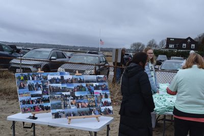 Polar Plunge
On New Years Day, hundreds were arrayed at Mattapoisett Town Beach for this year’s Mattapoisett Polar Plunge. Since 2013, the beach has seen residents and visitors run into the freezing Atlantic to kick off the new year. The event is held by Keep On Plungin’ who, through the selling of baked goods, coffee, and hot chocolate, donate all proceeds of the fridged plunge to local families grappling with the costs of cancer treatment. Photo by Sam Bishop.
