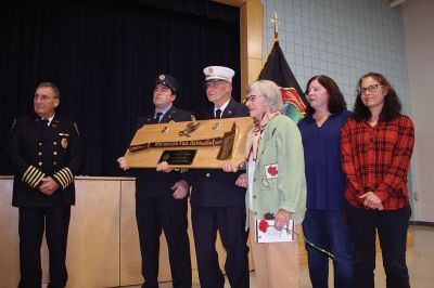 Rochester Fire Department
The Rochester Fire Department held its annual Awards Ceremony on September 28 at Rochester Memorial School, featuring a celebration honoring first responders representing Rochester Police, Fire and ROCCC departments who acted on an emergency call to save the life of Fire Chief Scott Weigel during a critical cardiac event at his home on August 14. Photos by Mick Colageo
