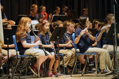 Spring Concert at Rochester Memorial School
The night of May 28 was the Spring Concert at Rochester Memorial School. The band and chorus entertained a cafetorium full of family and friends, who especially liked the band’s rendition of “Happy.” Photos by Jean Perry
