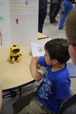 STEAM-A-Palooza
Rochester Memorial School held its second annual STEAM-A-Palooza event on May 15, as the community swarmed RMS to take in the students’ artwork adorning the school hallways, live musical performances and a cafetorium packed with displays of various science projects. Photos by Mick Colageo
