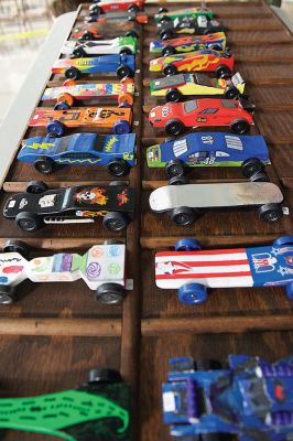 Pinewood Derby
Rochester Cub Scouts Pack 30 held its annual Pinewood Derby on January 21 at RMS. Photos by Colin Veitch
