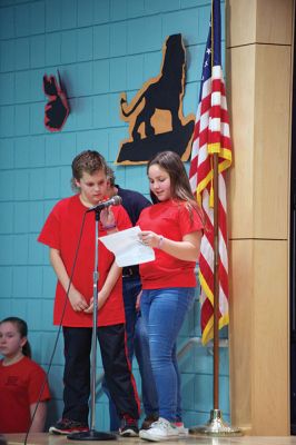 RMS Talent
RMS students strutted their stuff on Thursday, March 9, during the annual RMS Talent Show. A number of performers delighted the audience, including fifth-grader Storm Lanzoni who wowed the audience with his freestyle dancing and gymnastics. Photos by Colin Veitch
