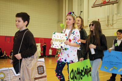 Vocabulary Day 
It was Vocabulary Day at Rochester Memorial School on March 15, which means the 4th-graders were a living, breathing dictionary as they paraded the halls dressed as a new vocabulary word they chose to learn and personify! Photos by Jean Perry
